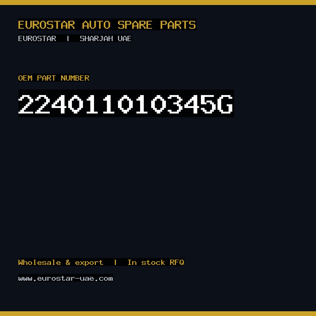 CONTINENTAL/VDO 224-011-010-345G