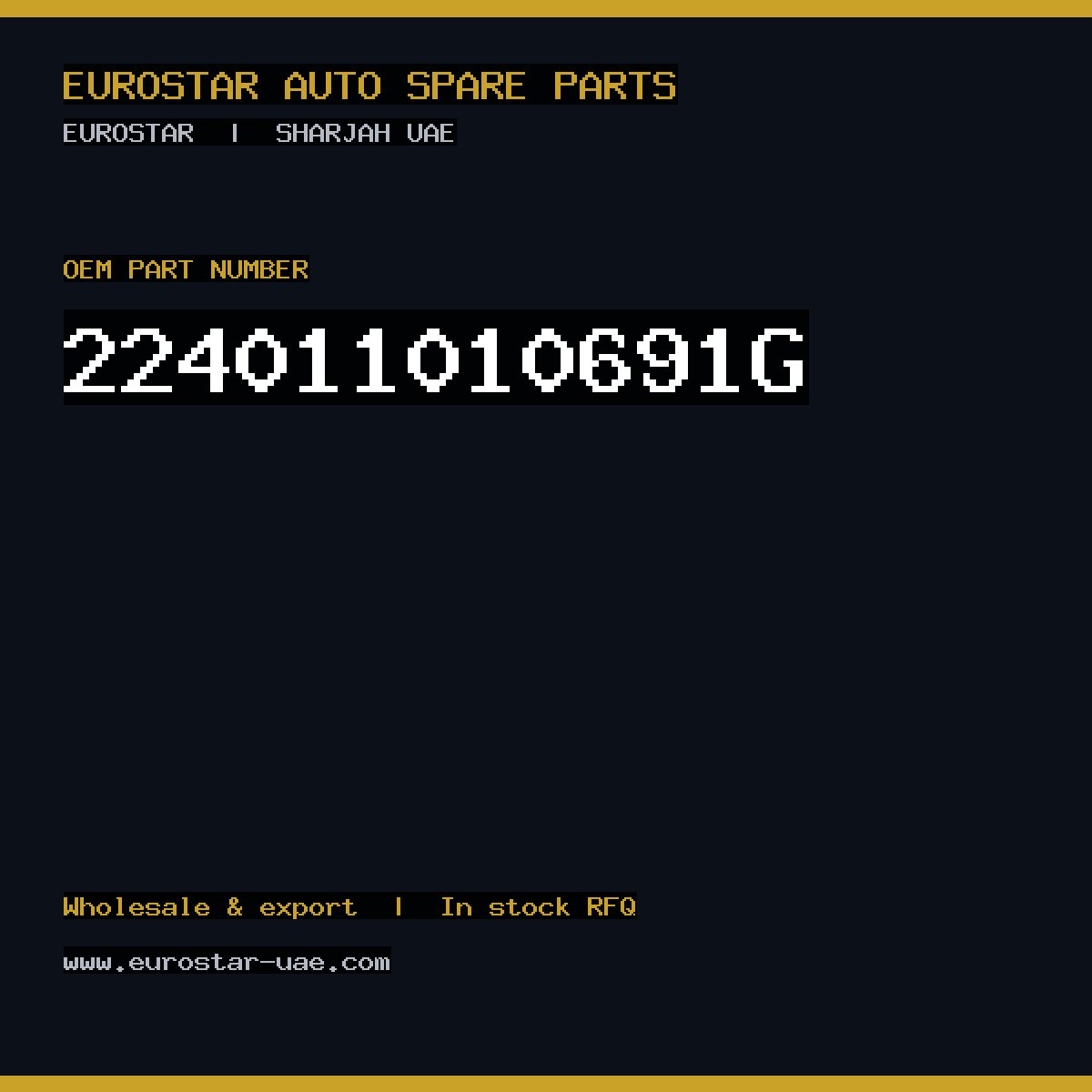 CONTINENTAL/VDO 224-011-010-691G