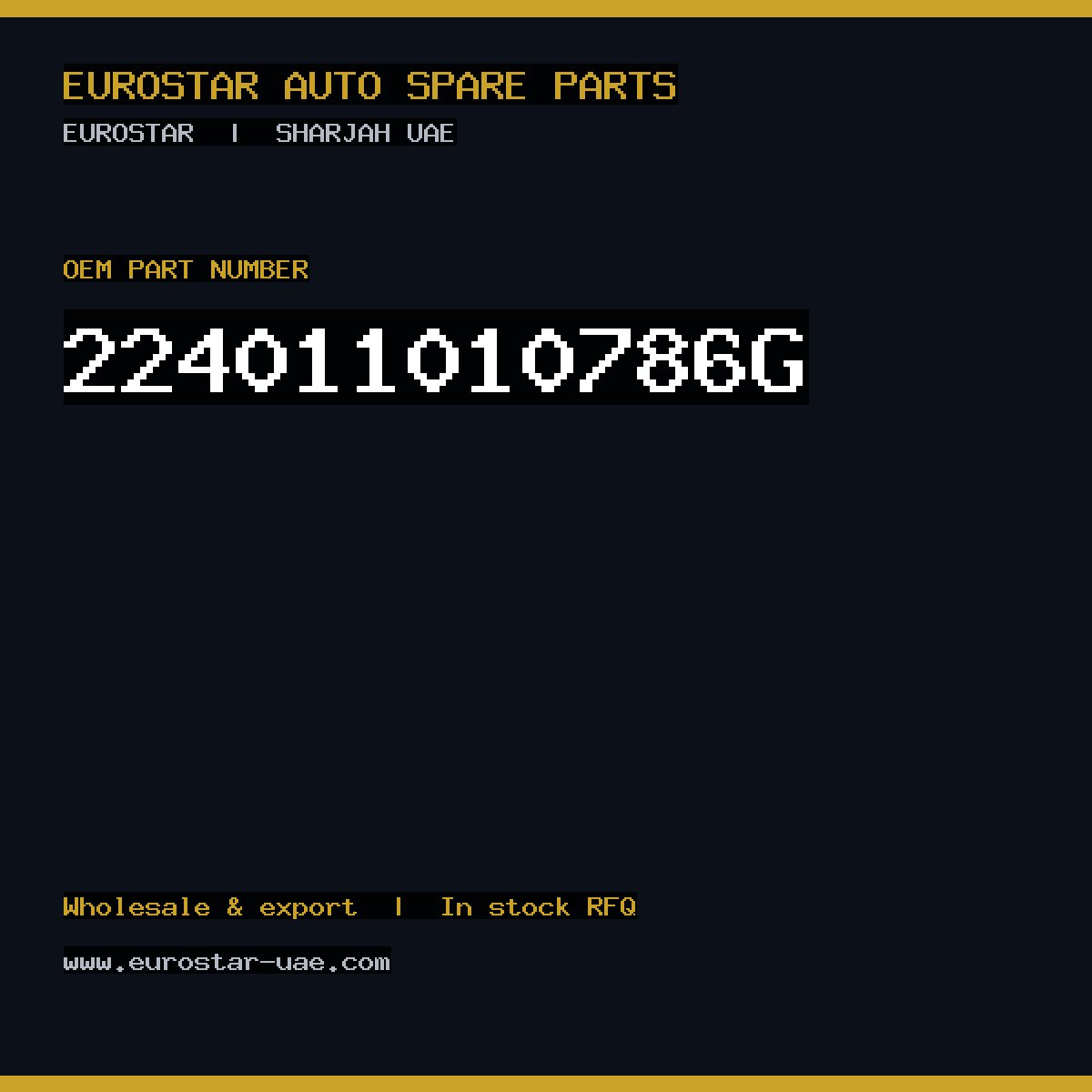 CONTINENTAL/VDO 224-011-010-786G