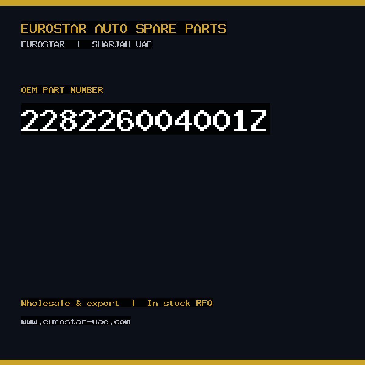 CONTINENTAL/VDO 228-226-004-001Z