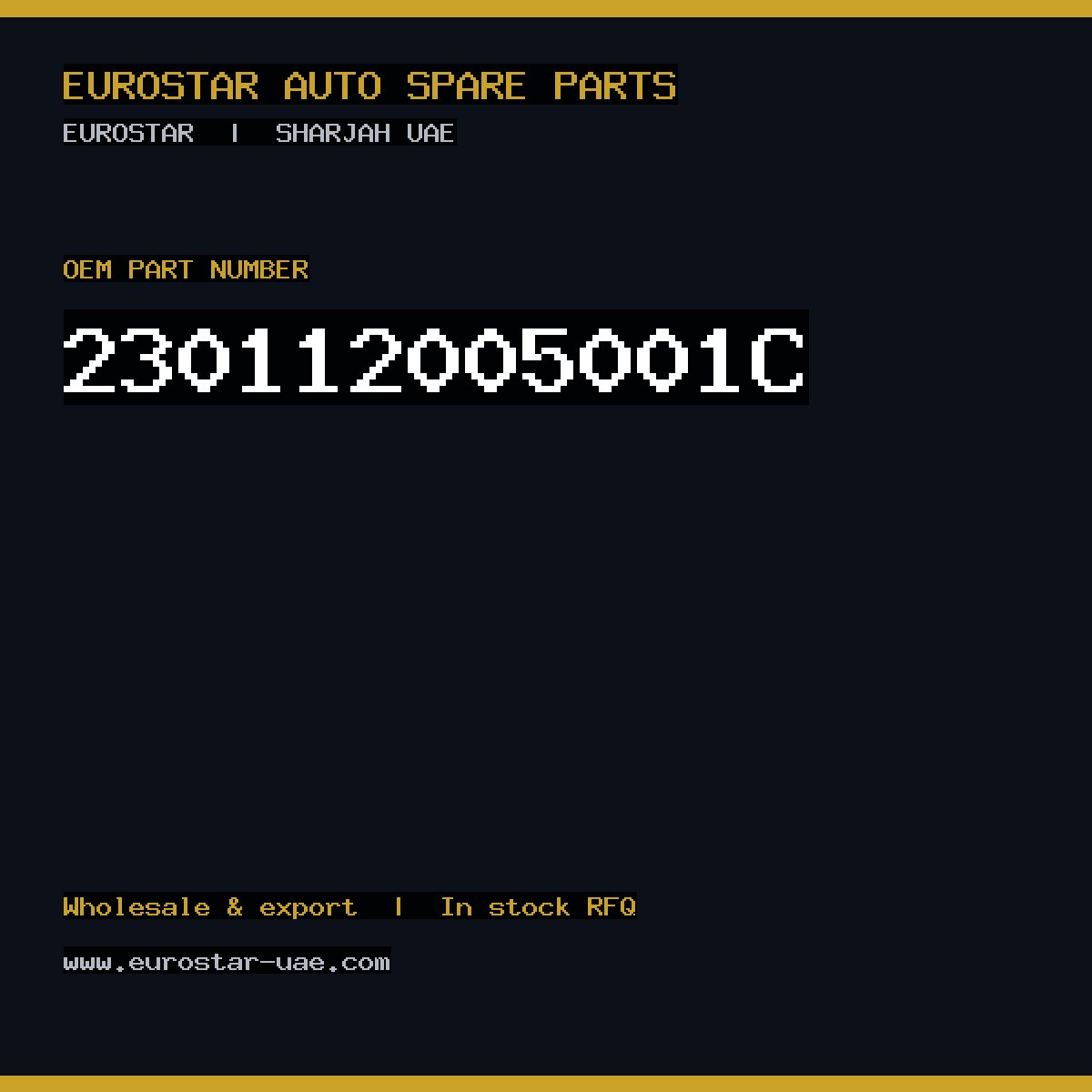 CONTINENTAL/VDO 230-112-005-001C