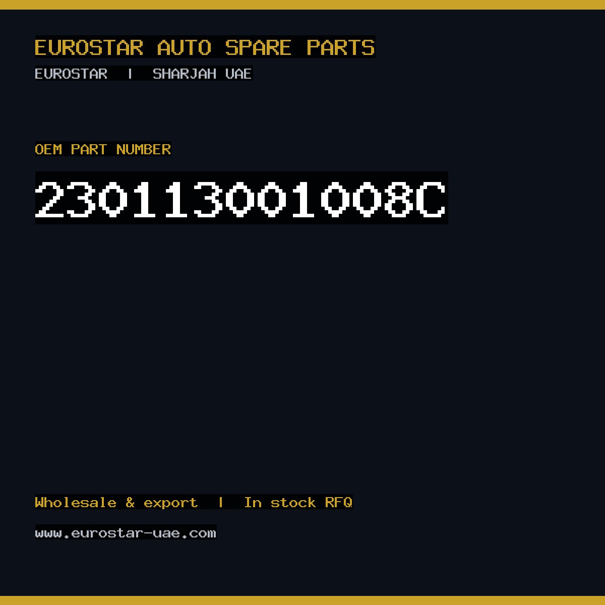 CONTINENTAL/VDO 230-113-001-008C