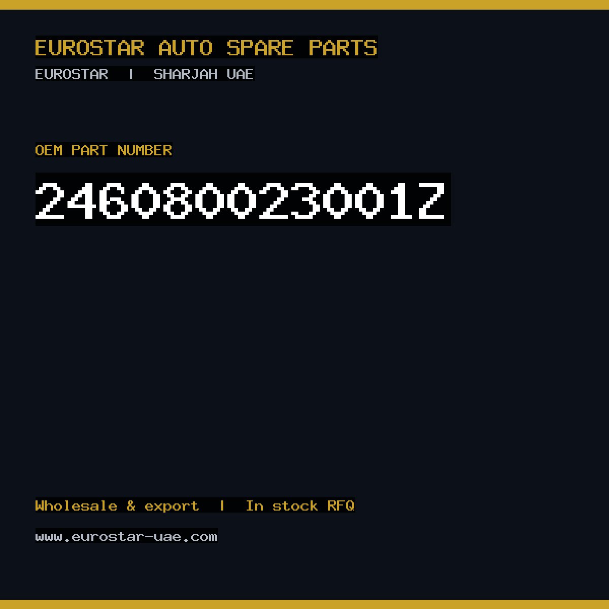 CONTINENTAL/VDO 246-080-023-001Z