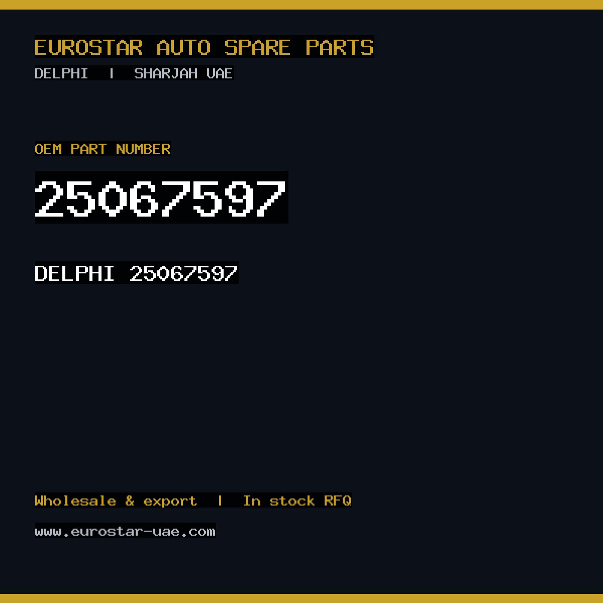DELPHI 25067597