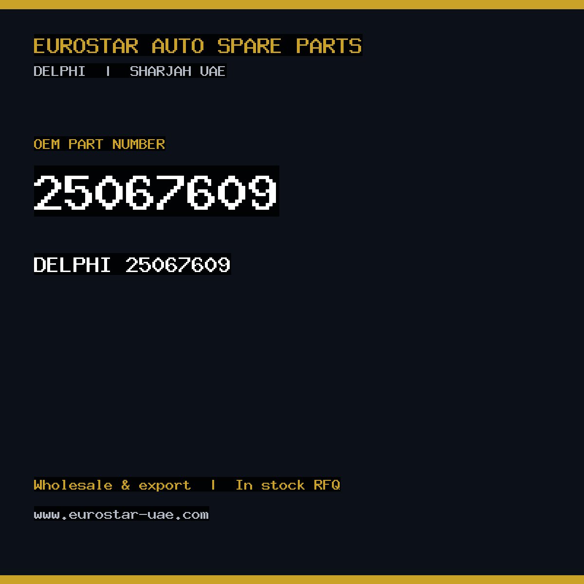 DELPHI 25067609