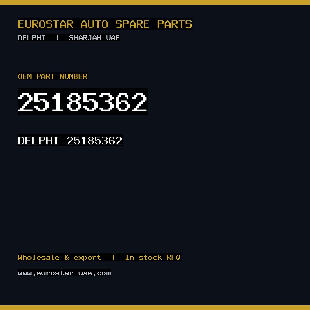 DELPHI 25185362