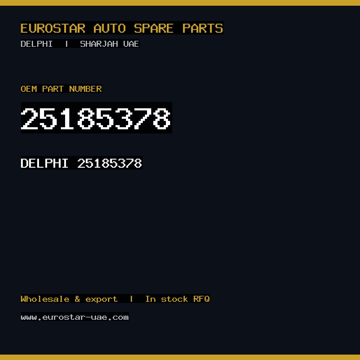 DELPHI 25185378