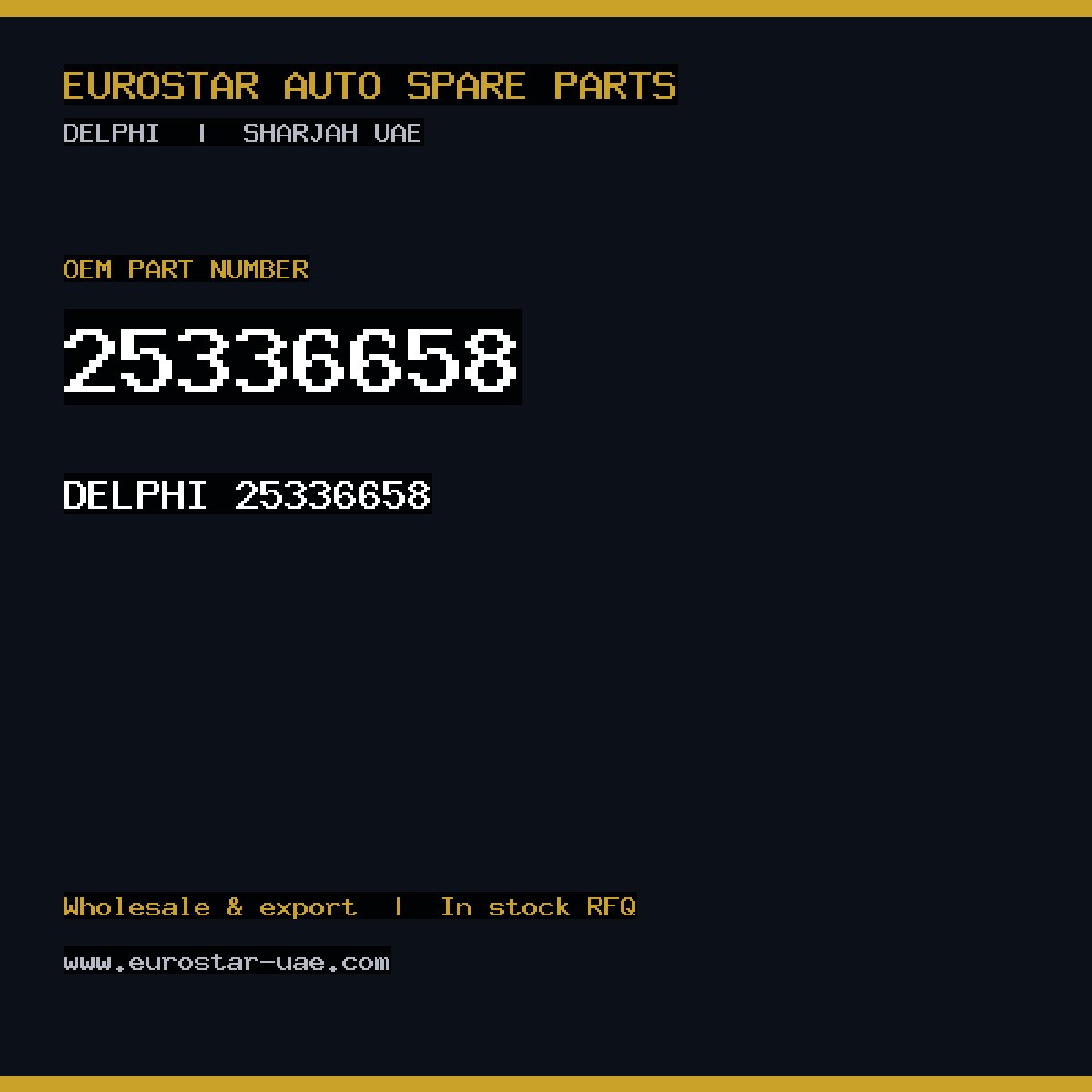 DELPHI 25336658