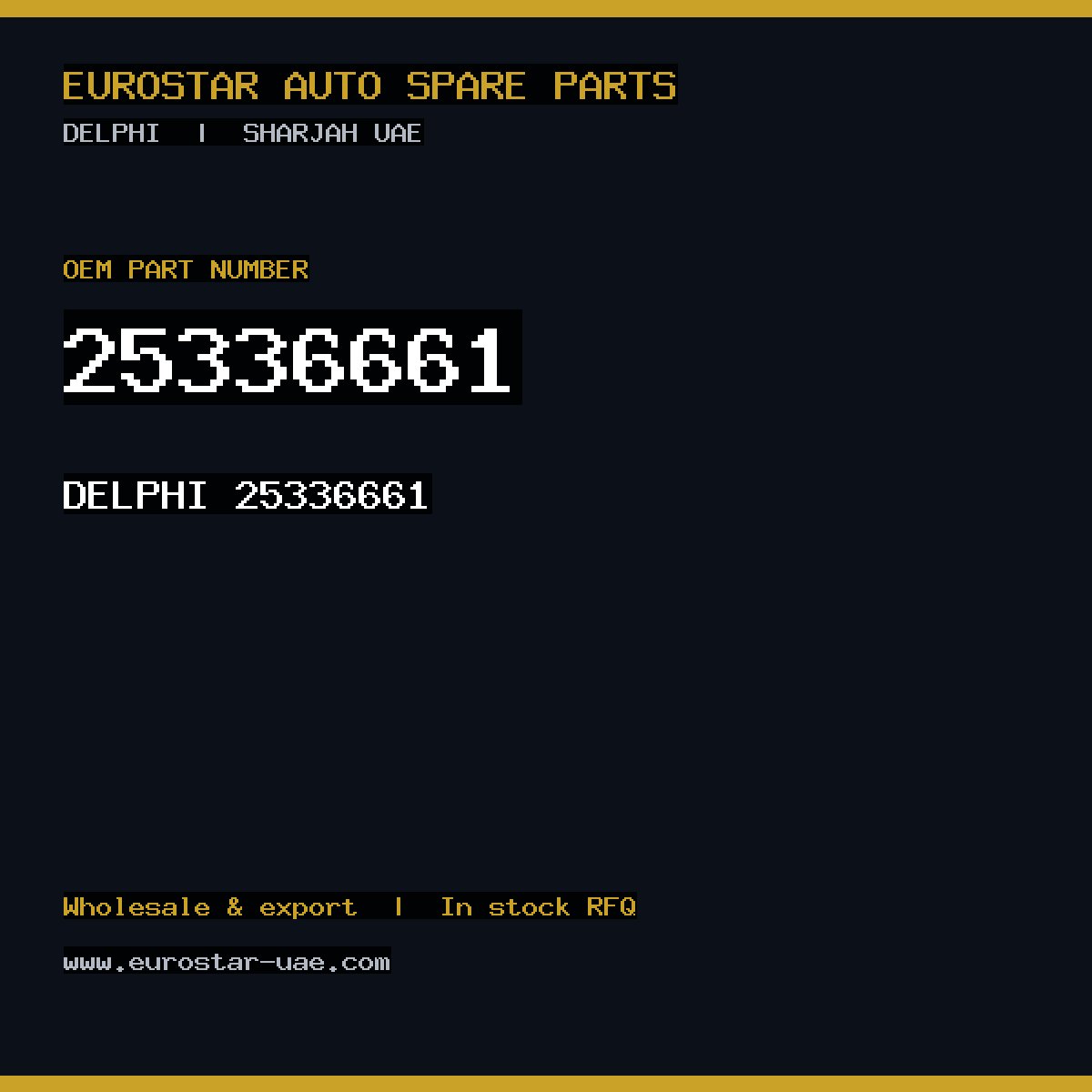 DELPHI 25336661