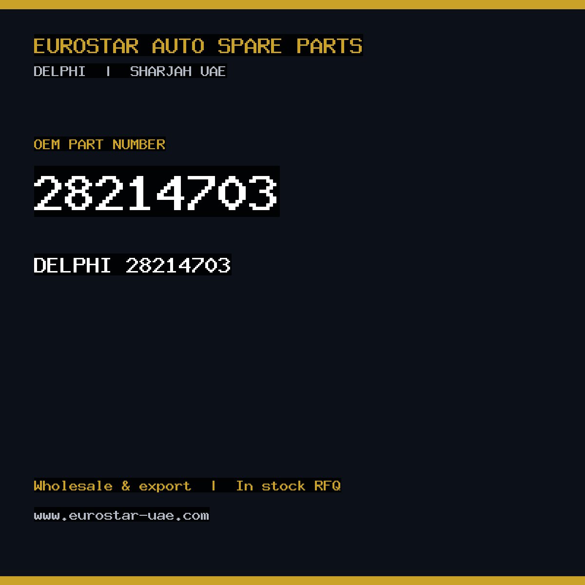 DELPHI 28214703