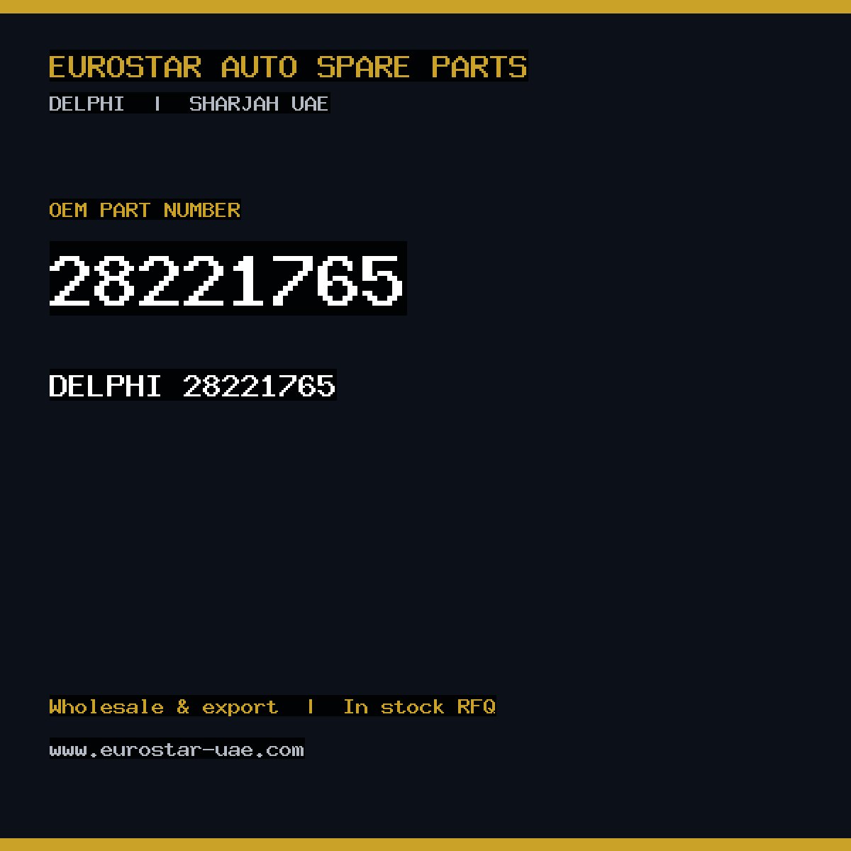 DELPHI 28221765