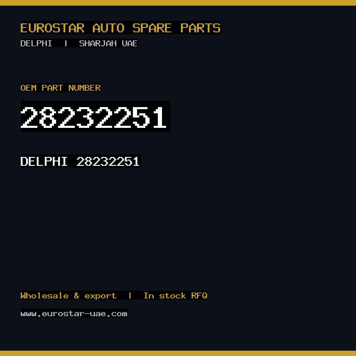 DELPHI 28232251