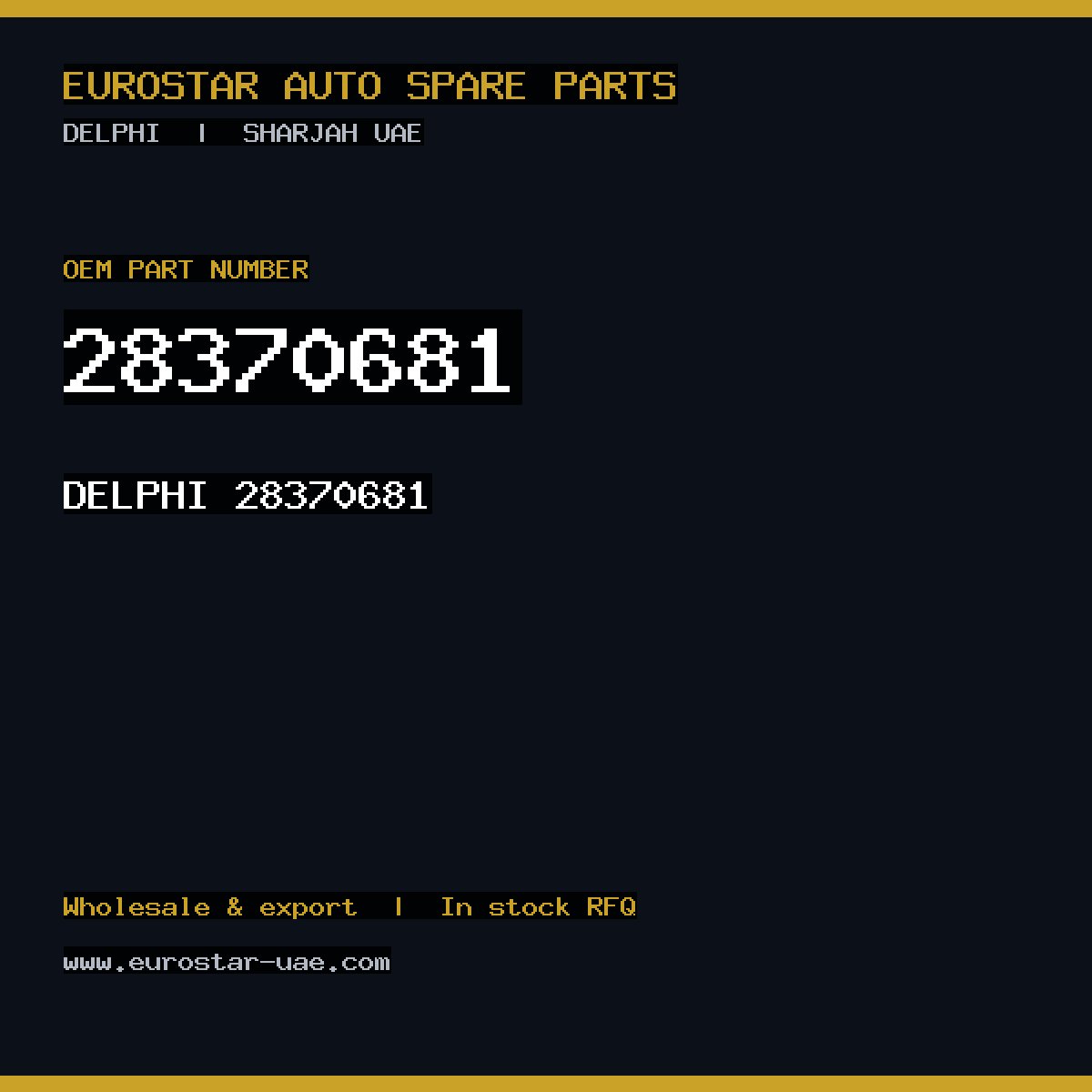 DELPHI 28370681