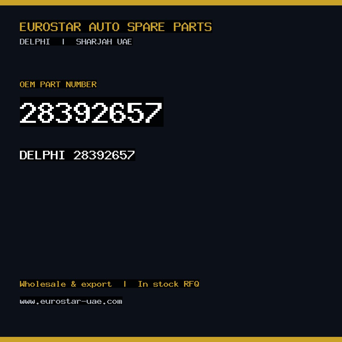 DELPHI 28392657