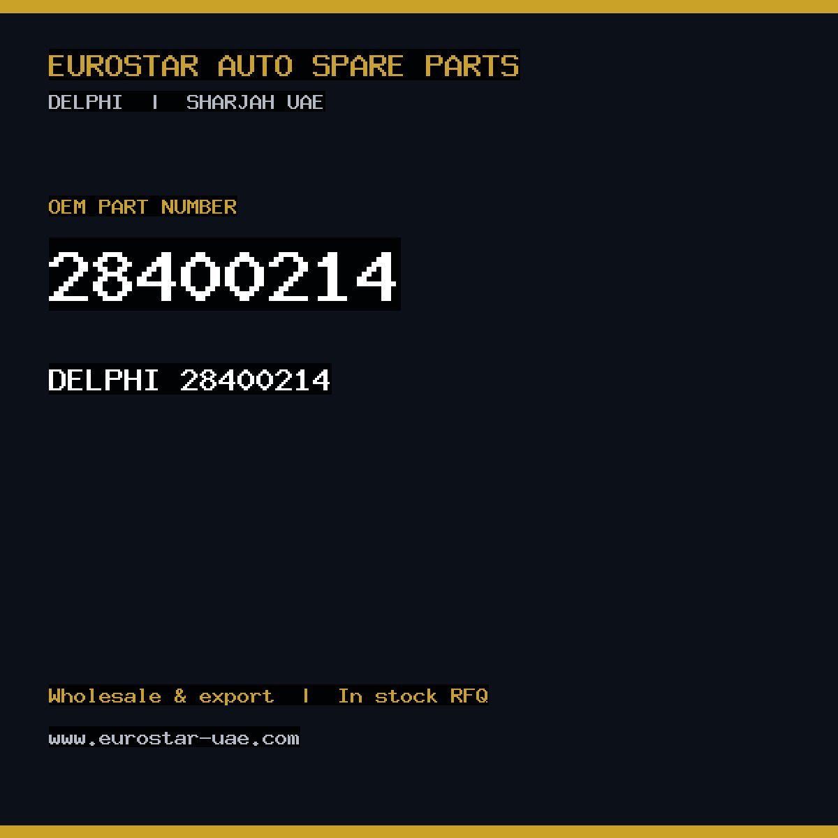 DELPHI 28400214