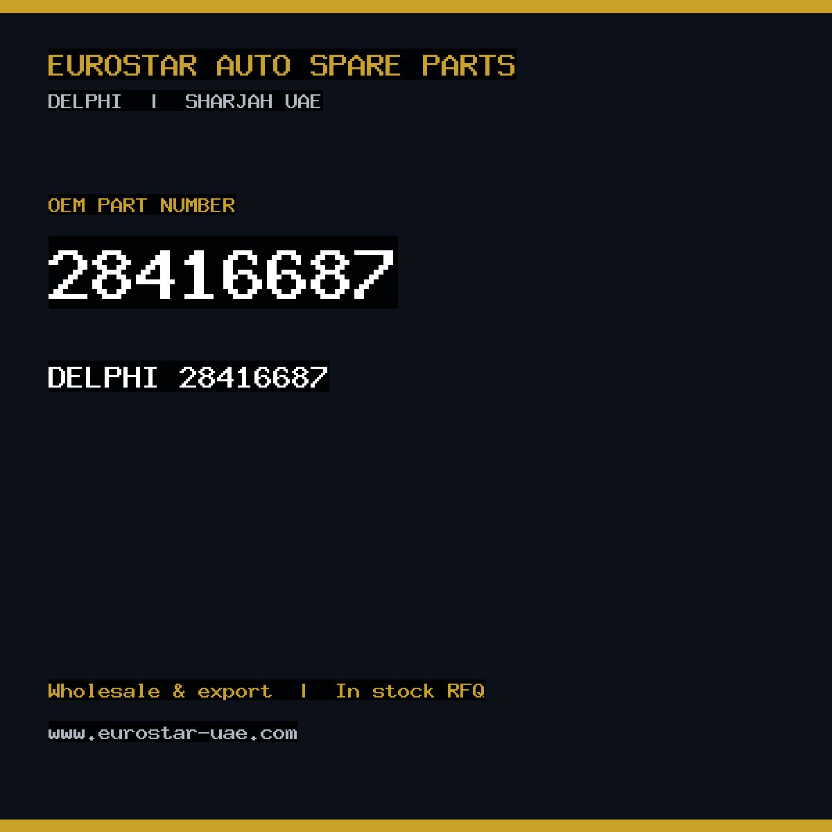 DELPHI 28416687