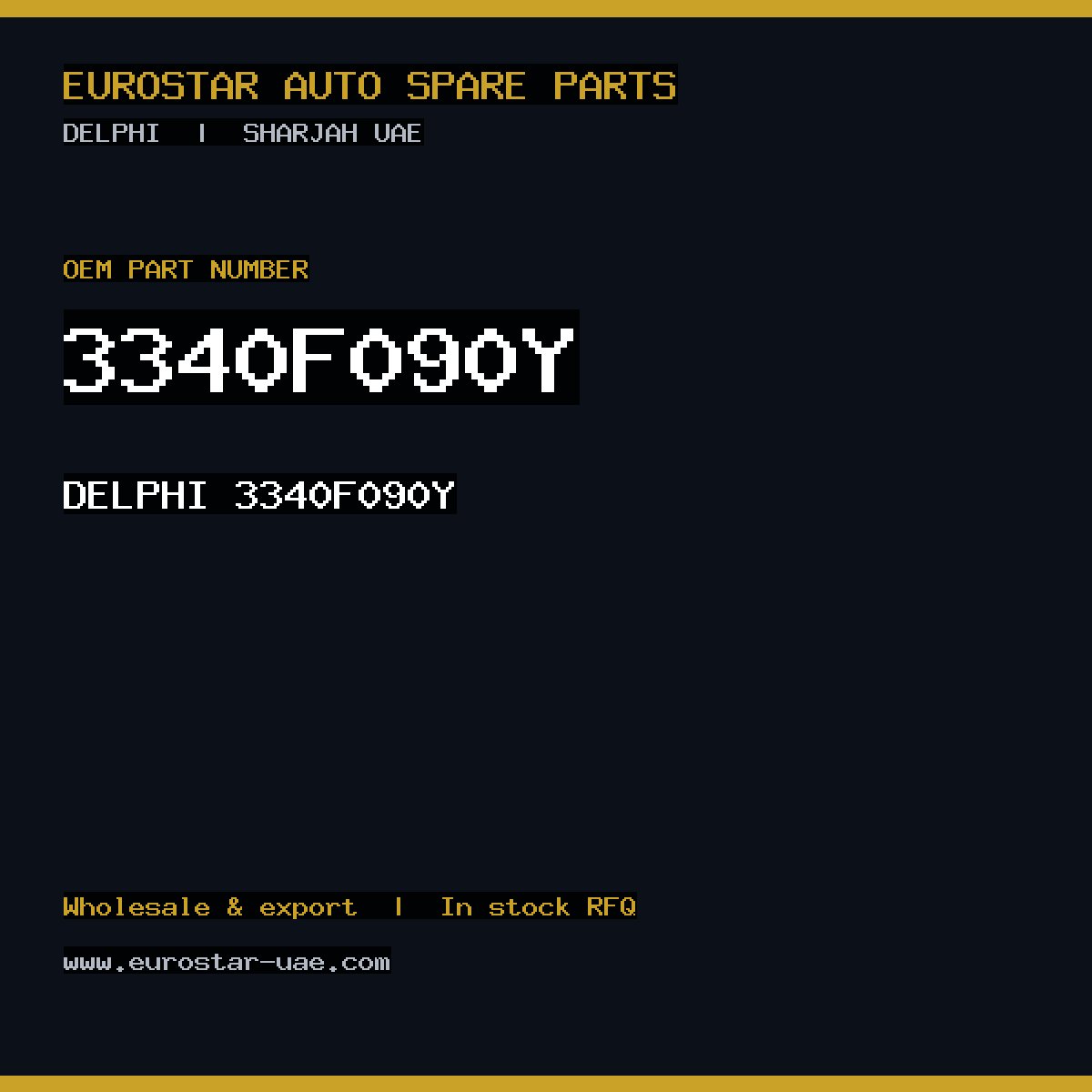 DELPHI 3340F090Y