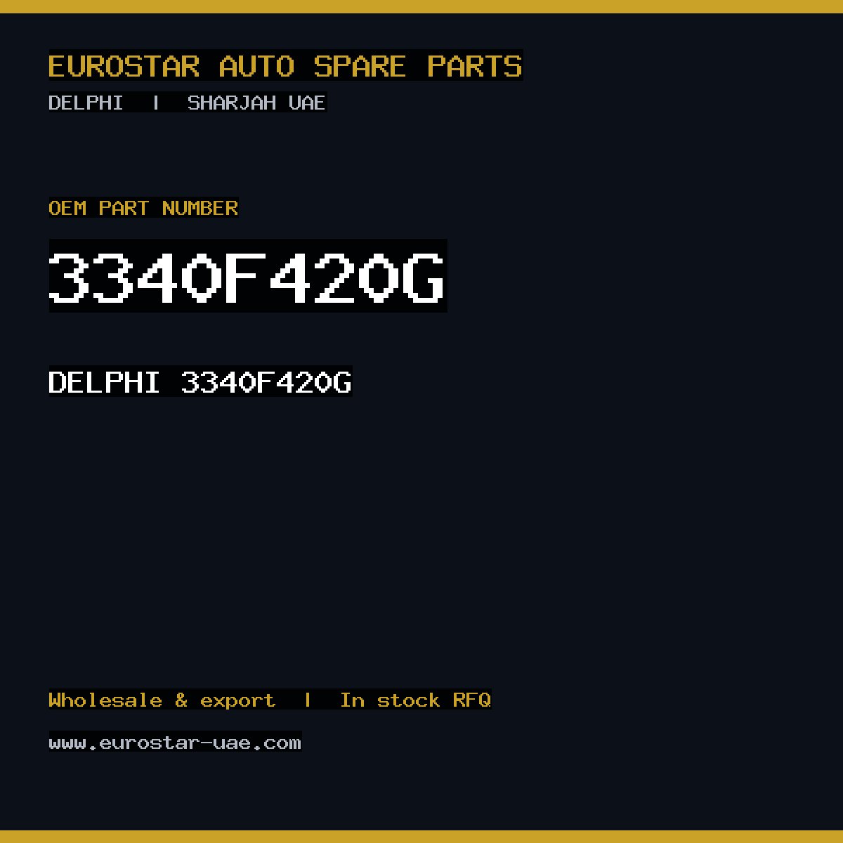 DELPHI 3340F420G