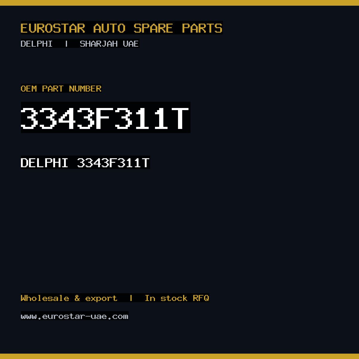 DELPHI 3343F311T