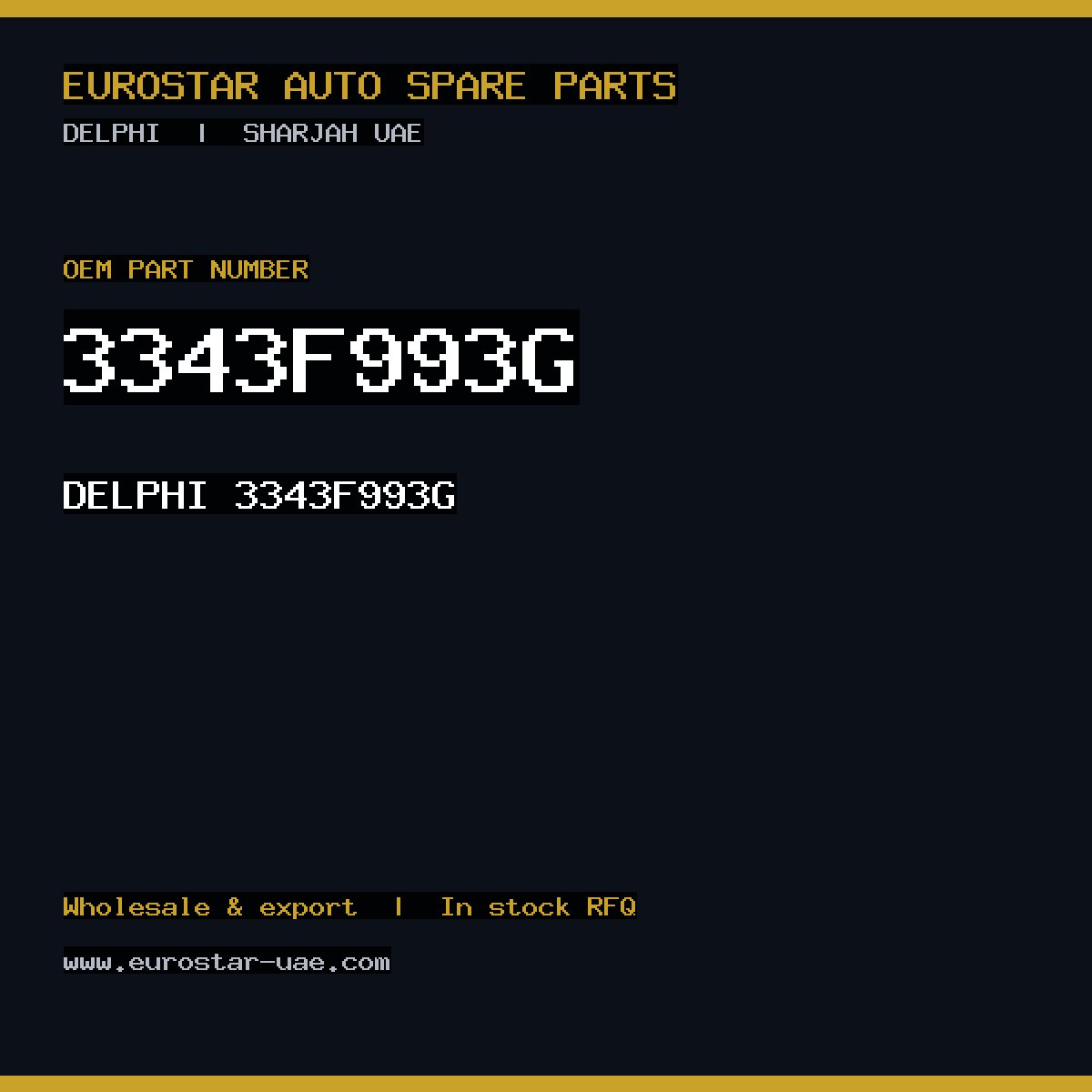 DELPHI 3343F993G