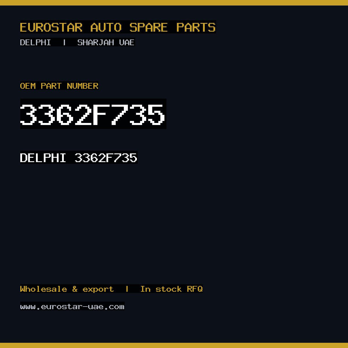DELPHI 3362F735