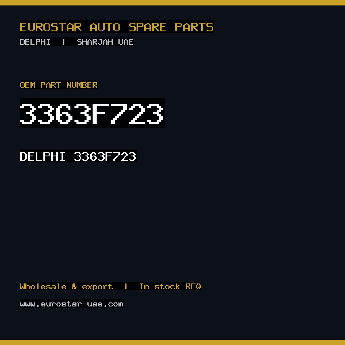 DELPHI 3363F723