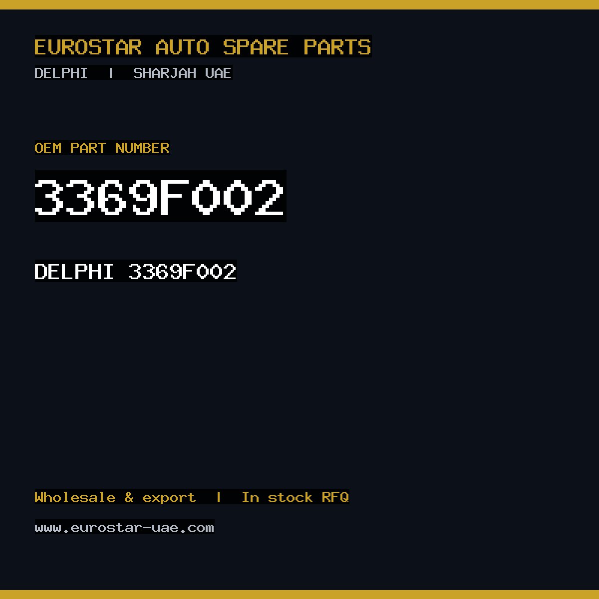 DELPHI 3369F002