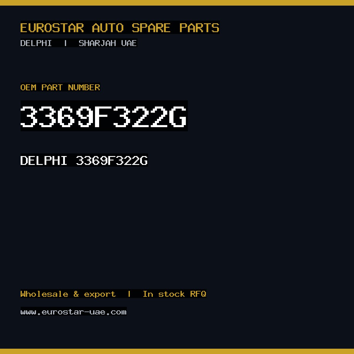 DELPHI 3369F322G
