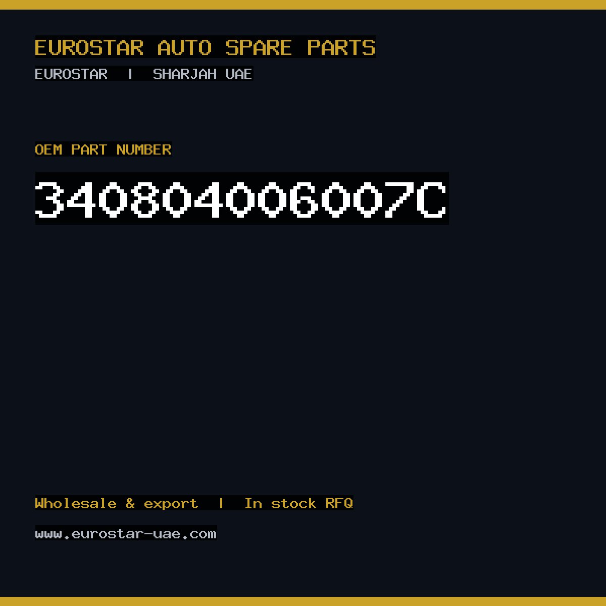 CONTINENTAL/VDO 340-804-006-007C