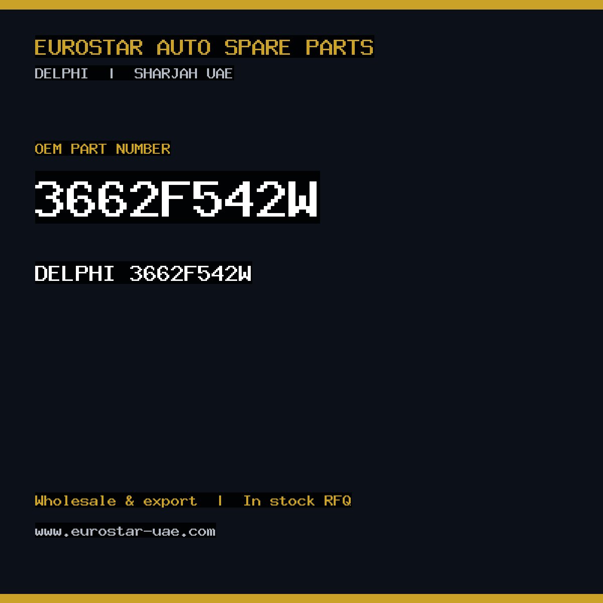 DELPHI 3662F542W