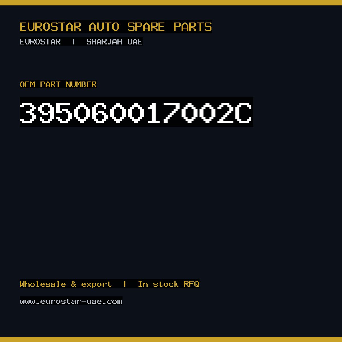 CONTINENTAL/VDO 395-060-017-002C