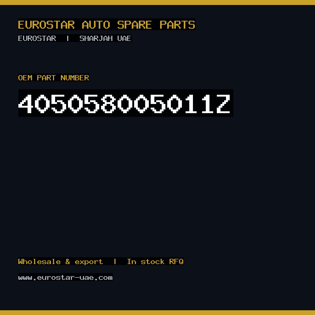 CONTINENTAL/VDO 405-058-005-011Z
