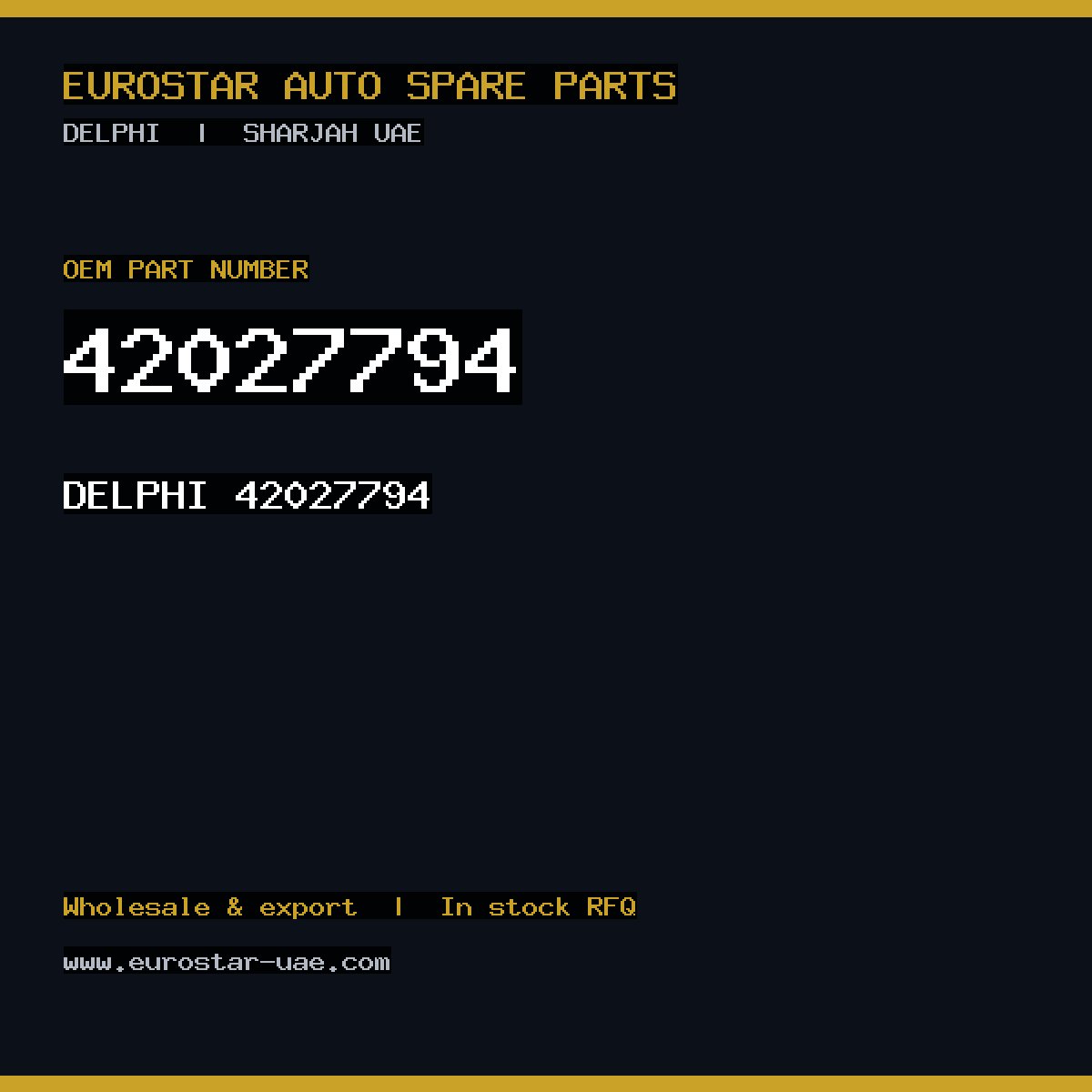 DELPHI 42027794