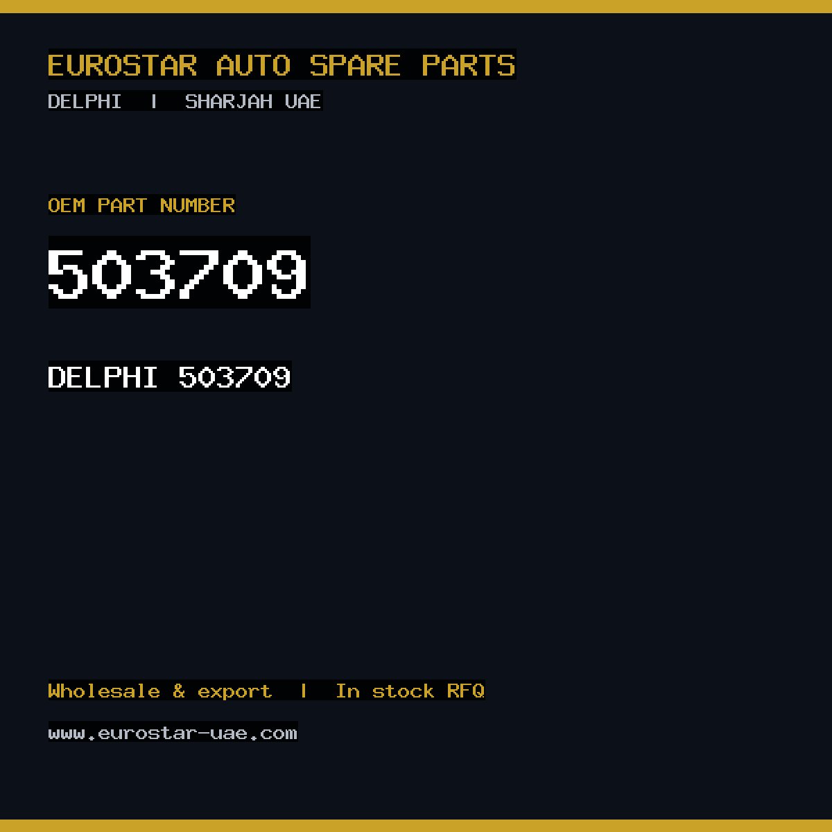 DELPHI 503709