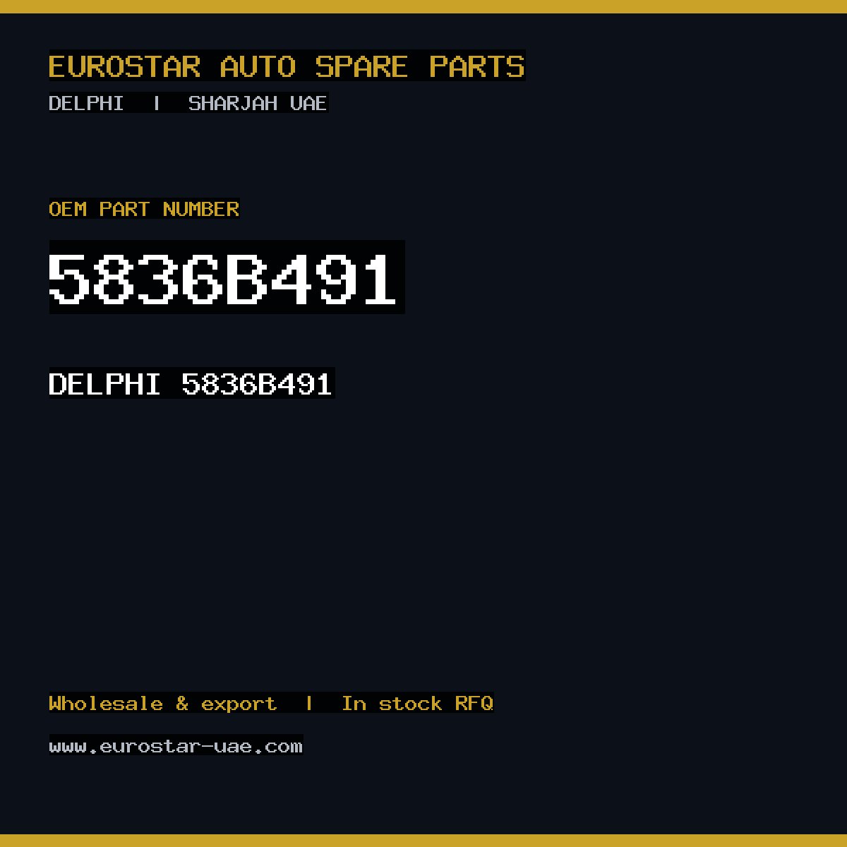 DELPHI 5836B491