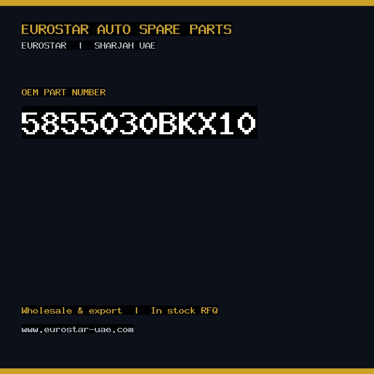 DELPHI 5855-030BKX10