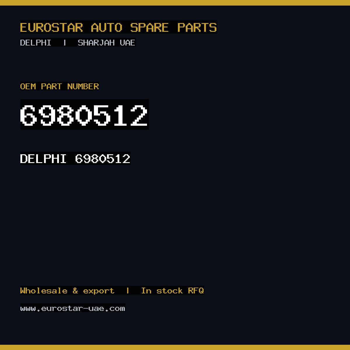 DELPHI 6980512