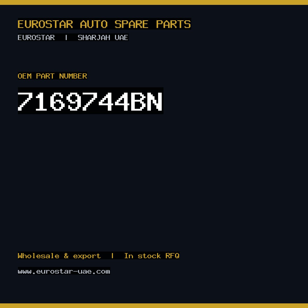 DELPHI 7169-744BN