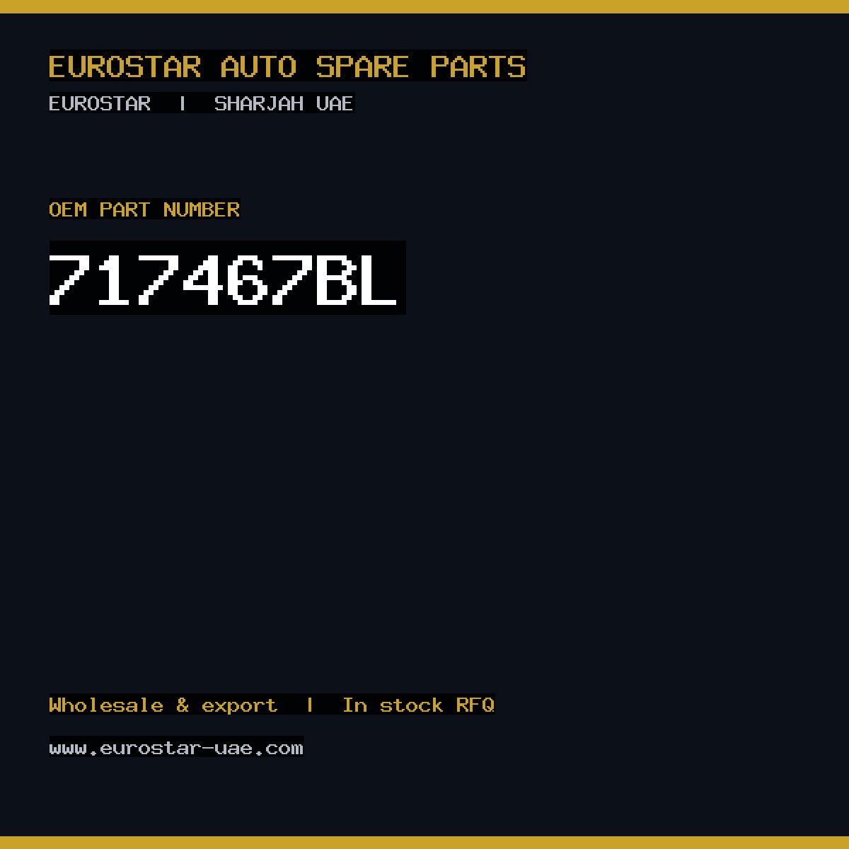 DELPHI 7174-67BL