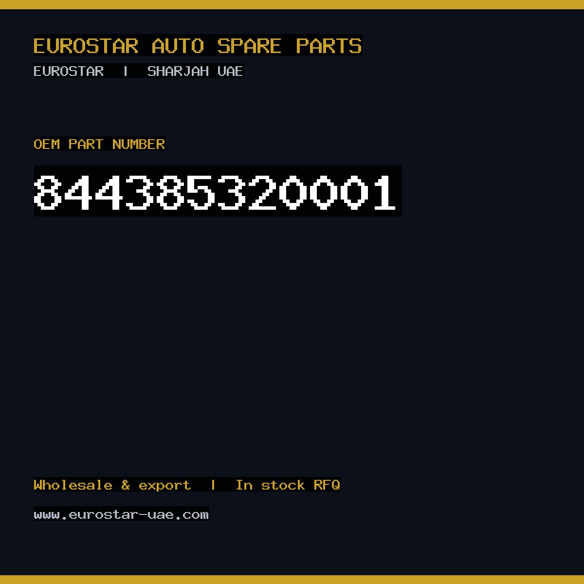 CONTINENTAL/VDO 84-438-532-0001