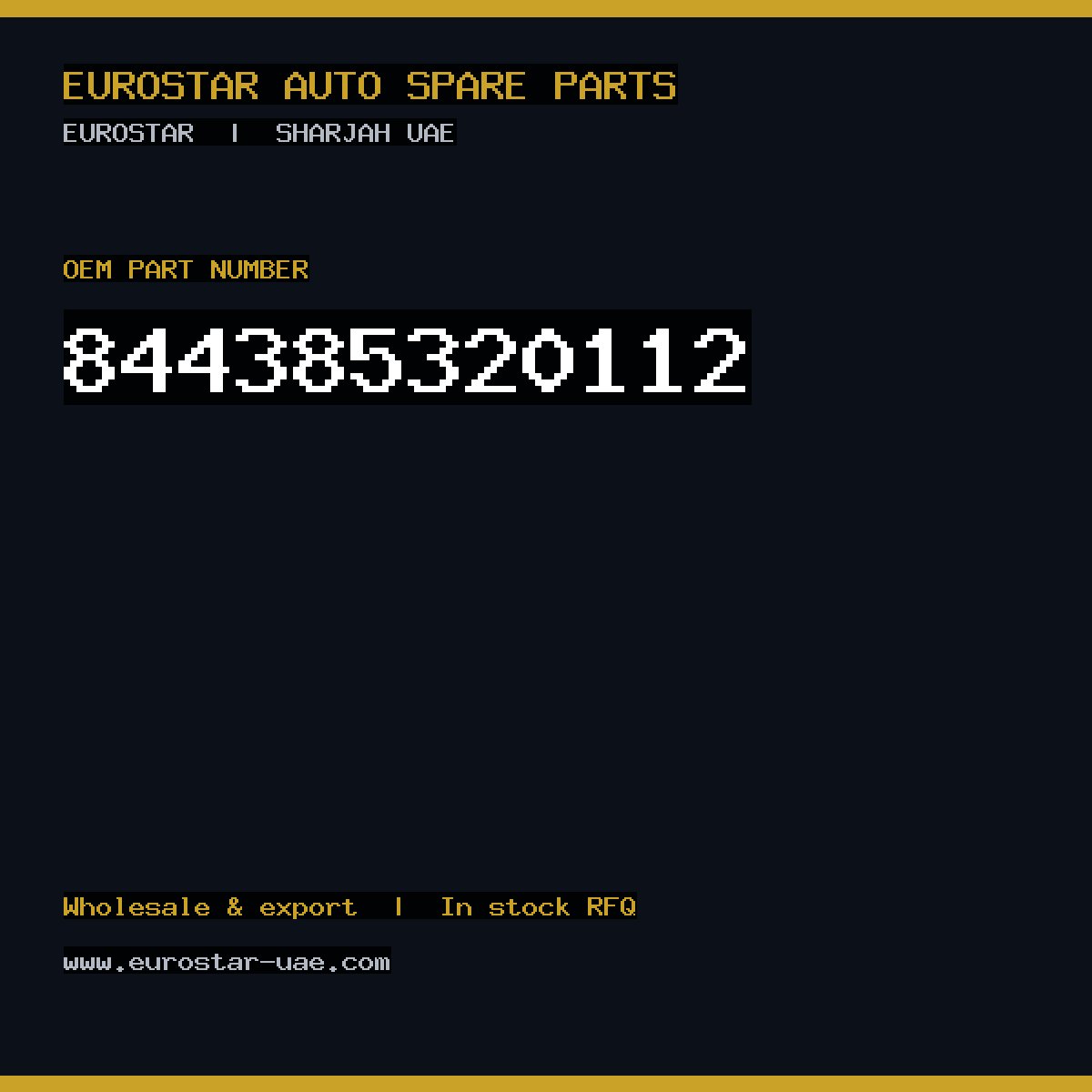 CONTINENTAL/VDO 84-438-532-0112