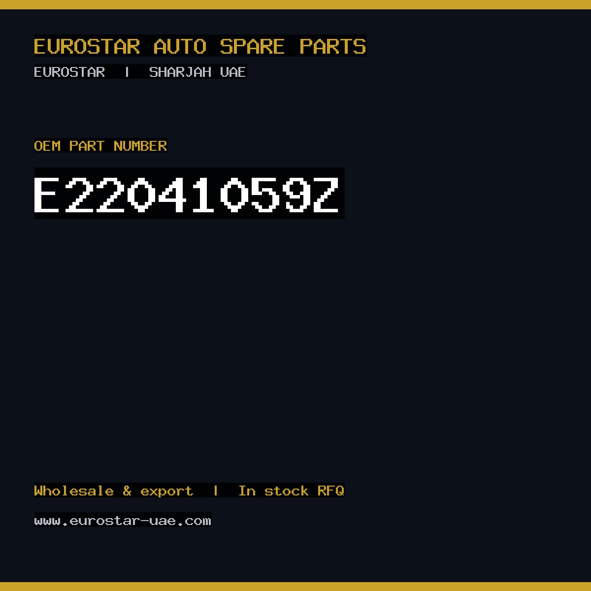 CONTINENTAL/VDO E22-041-059Z