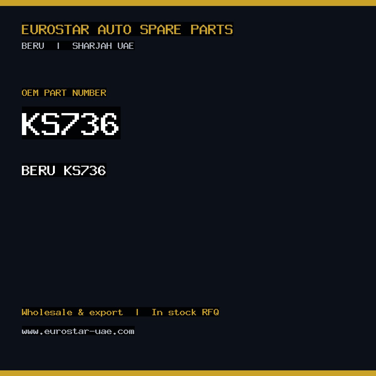 BERU KS736