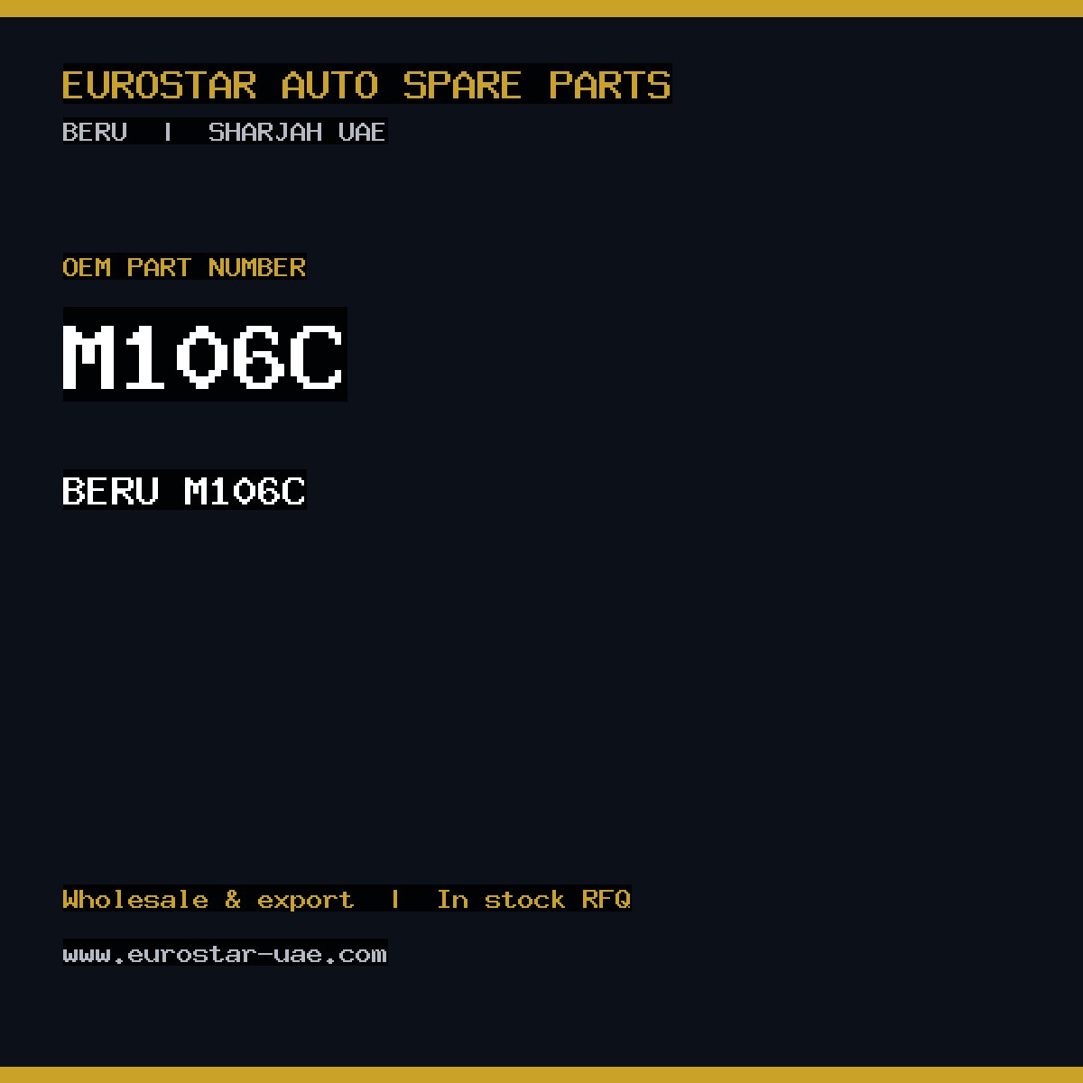 BERU M106C