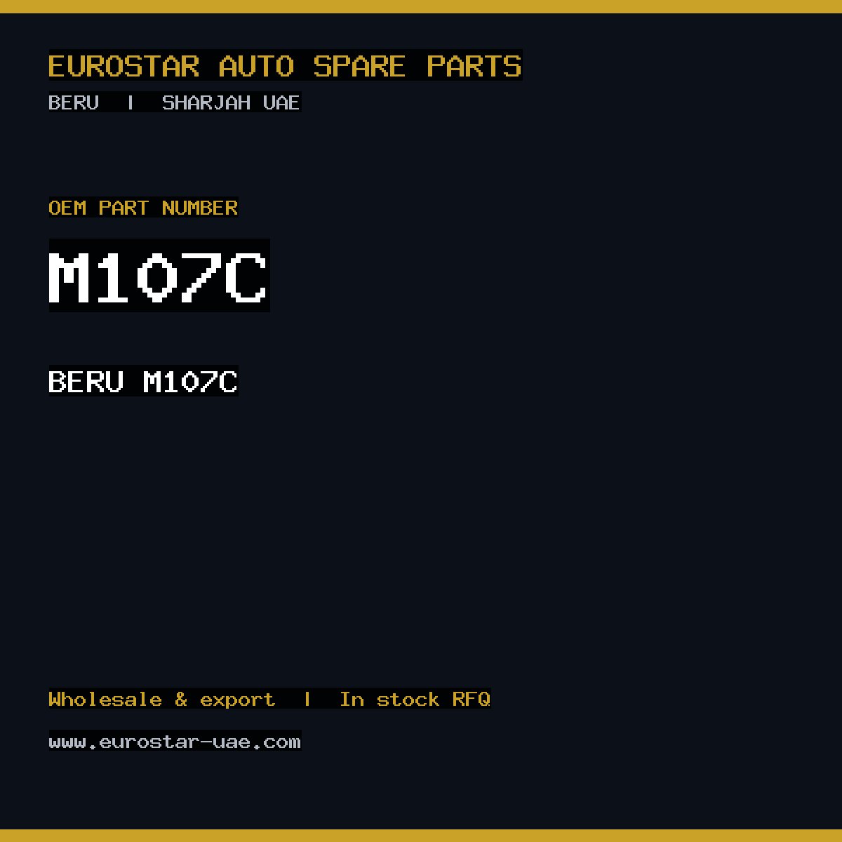 BERU M107C
