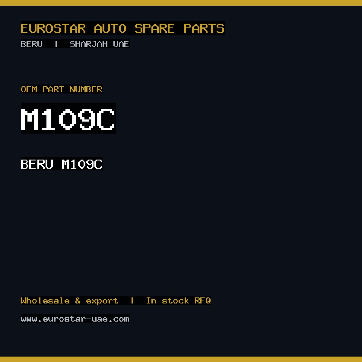 BERU M109C