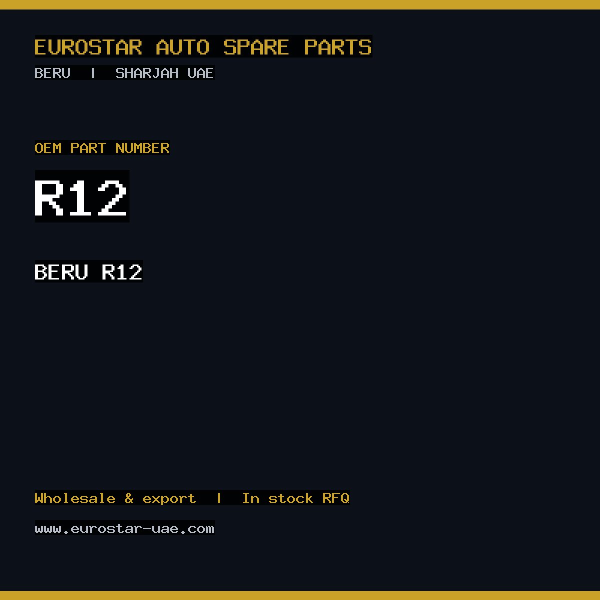 BERU R12