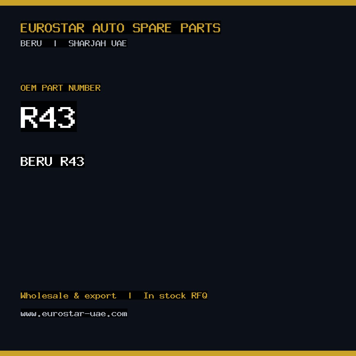 BERU R43
