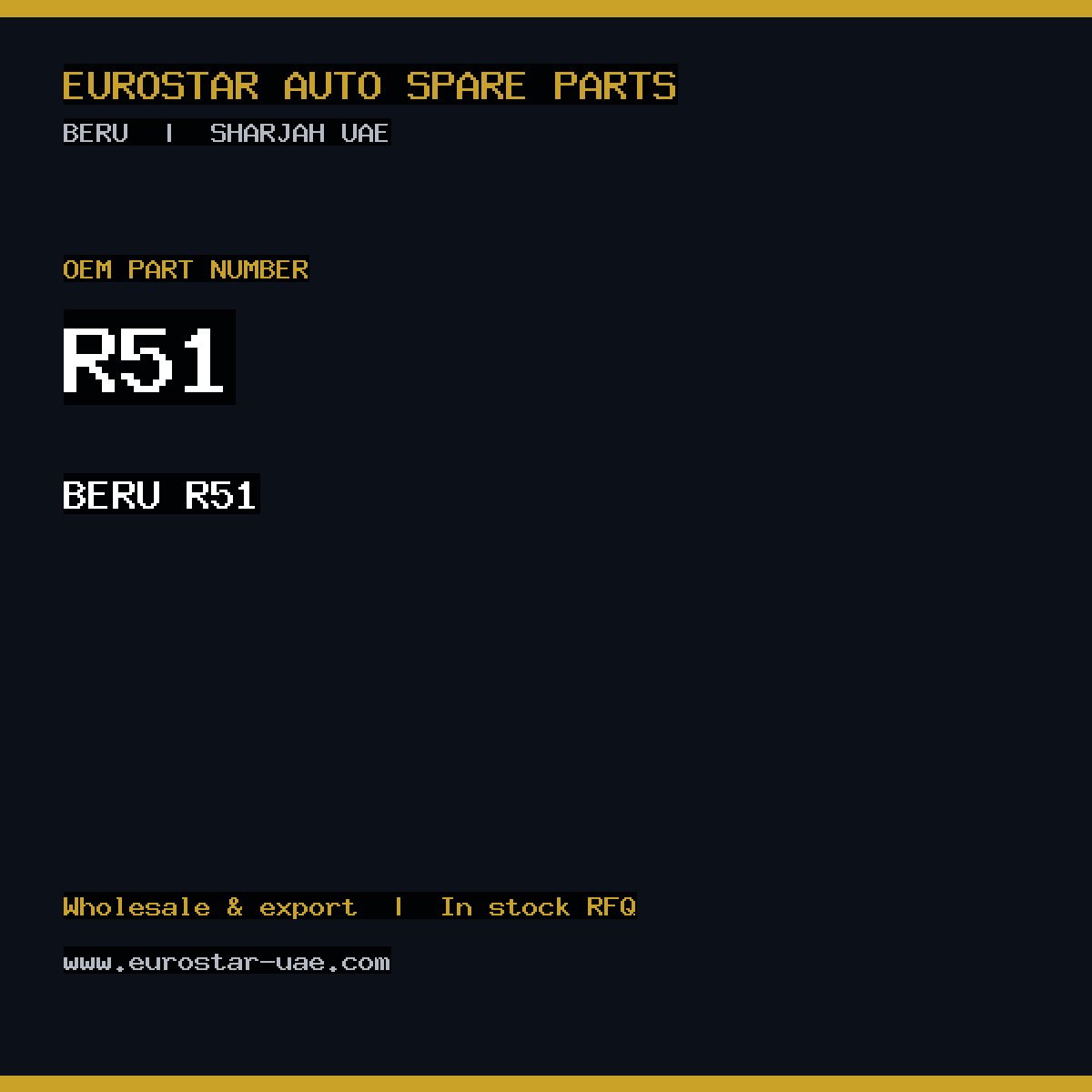 BERU R51