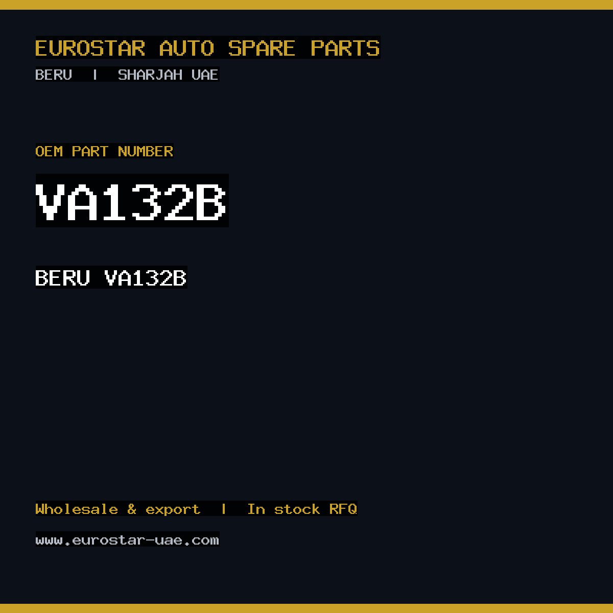 BERU VA132B